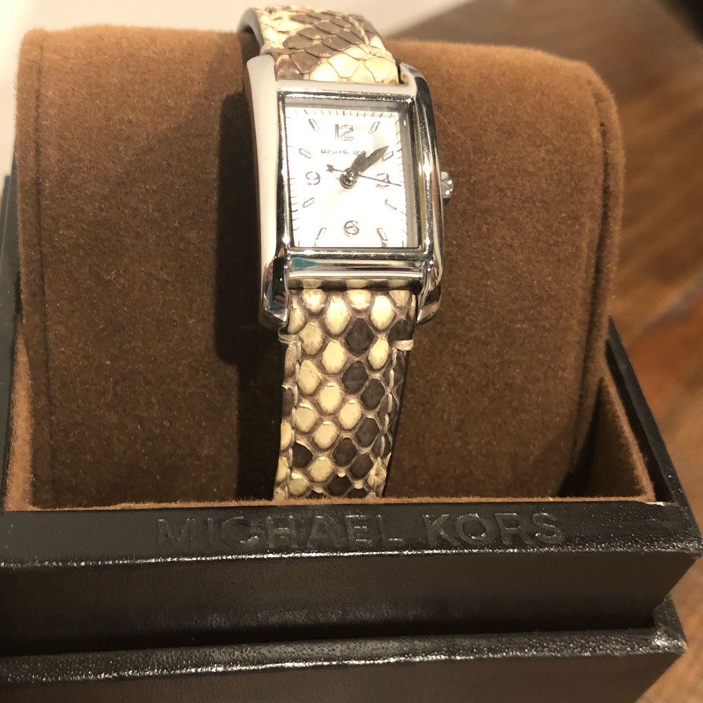 Michael Kors Genuine Python Watch